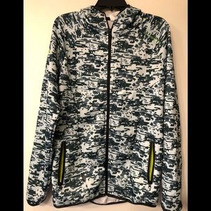 Men’s camo fast dry hooded jacket- lightweight